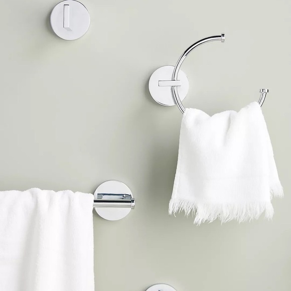 Anthropologie is Bridgette Towel Bar Chrome NEW - Picture 3 of 5